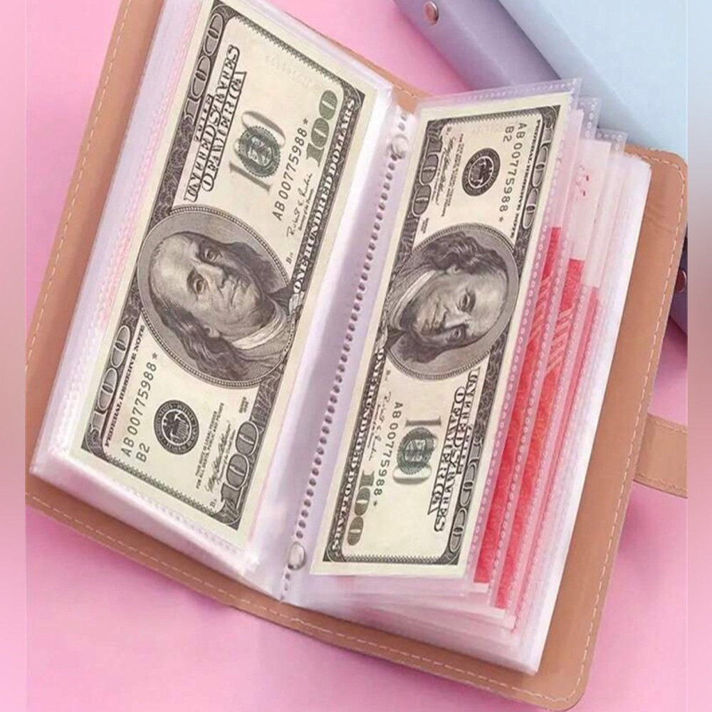 ✨Sparkling Purple 🦄💯 Money Envelope book✨